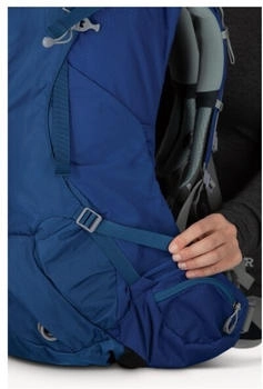 Osprey Ariel 65 (1-044) M/L koseret green – Durchdachte Taschenaufteilung für schnellen Ausrüstungszugriff