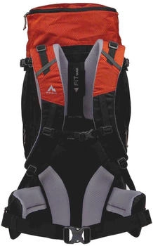 McKinley Make II CT 55+10 Vario red rust/black night – Optimaler Tragekomfort für lange Touren