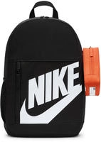 Rucksack NIKE "Y NK ELMNTL BKPK SHOEBOX", schwarz (schwarz, orange), Rucks&auml;cke,