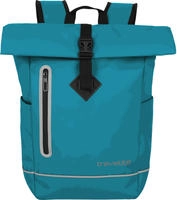 travelite Freizeitrucksack "BASICS Roll-Up Rucksack aus Plane" mit variablem