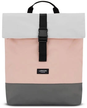 Larkson Tammo Rolltop Backpack 16" pink/grey