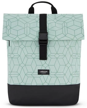 Larkson Tammo Rolltop Backpack 16" mint patterned