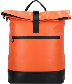 Greenburry Upcycled Tarpaulin Backpack (1182) orange/black