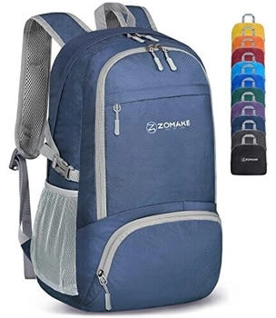 Zomake Lightweight Foldable Backpack (TM0077C) navy blue