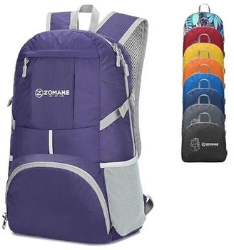 Zomake 35L Lightweight Foldable Hiking Backpack (TM0059G) purple