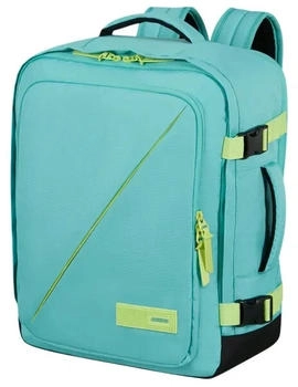 American Tourister Take2Cabin Backpack (150909) dusty turquoise/lime