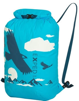 Exped Splash 15 Folding Backpack cyan eagle