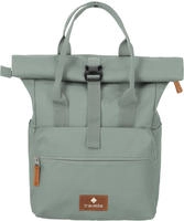 Travelite Rucksack Short Handle Rollup, 46 cm, mit Laptopfach, Rolltop, mint,