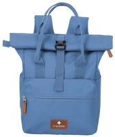 Travelite 96304-24, Travelite Short Handle Rollup Backpack Blau Denim