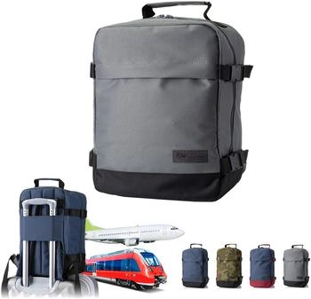 BambiniWelt Travel Backpack 40 x 25 x 20 cm (BW-HR-0) grey/black