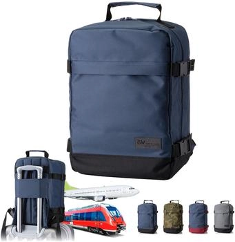 BambiniWelt Travel Backpack 40 x 30 x 20 cm (BW-HR-0) blue/black