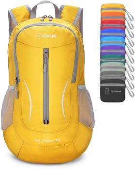 Zomake Foldable Backpack 25L (TM0100) yellow