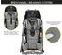 MOUNTAINTOP Trekking Backpack 80L (5820) black