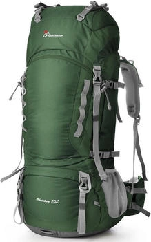 MOUNTAINTOP Trekking Backpack 80L (5820) dark green