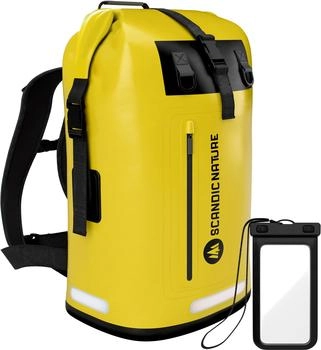 SCANDIC NATURE Pioneer 55L & wasserfeste Handyhülle (184823) yellow