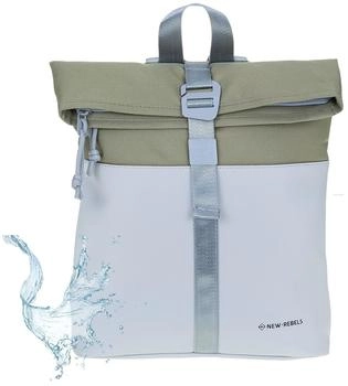 New Rebels Backham Backpack & Key Wallet ferron grey/olive