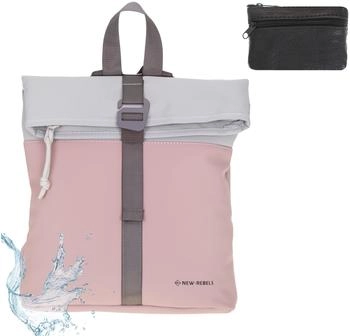 New Rebels Backham Backpack & Key Wallet backham rosé/beige