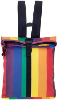 New Rebels Backham Backpack & Key Wallet mart rainbow/black