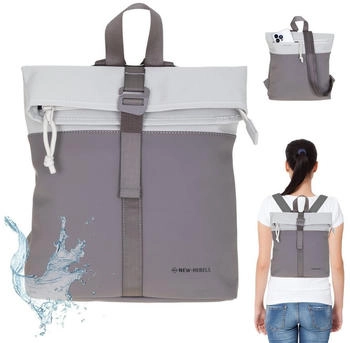 New Rebels Backham Backpack & Key Wallet backham taupe/beige