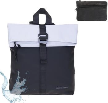New Rebels Backham Backpack & Key Wallet backham black/grey