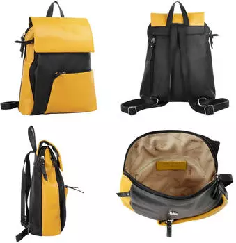 Cluty City Backpack (020401) yellow