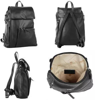 Cluty City Backpack (020401) black – Cluty City Backpack (020401) black für stilvolle Stadtabenteuer