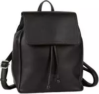 Gabor Rucksack "Elfie" aus fein genarbtem, glattem Kunstleder und mit einem Logo