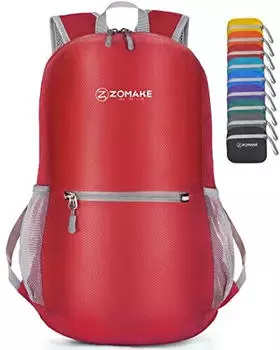 Zomake Ultralight foldable Backpack 20L (TM0018) red