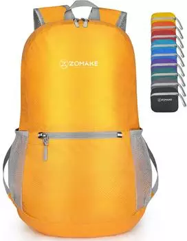Zomake Ultralight foldable Backpack 20L (TM0018) yellow