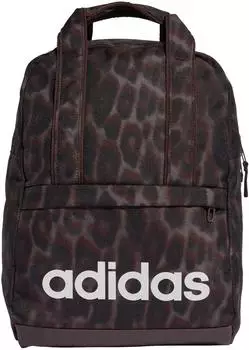 Adidas Linear Essentials Graphic Backpack (KD2183) earth strata/shadow brown