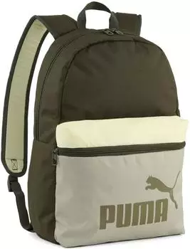 Puma Phase Backpack (091175) dark olive/lux army/colorblock