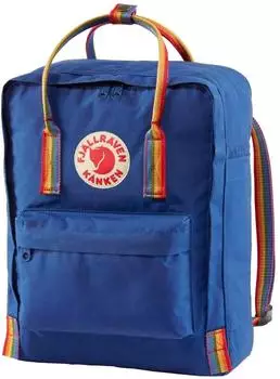 Fj&auml;llr&auml;ven K&aring;nken Rainbow deep blue/rainbow pattern
