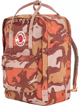 Fj&auml;llr&auml;ven K&aring;nken Graphics Laptop Backpack chalk rose hidden animals
