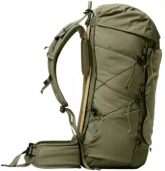 Fjällräven Kajka X-Lätt 45 M/L (23200352) fossil – Gewichtsverlagerung durch gepolsterten Hüftgurt