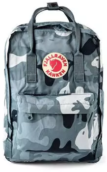 Fj&auml;llr&auml;ven K&aring;nken Graphics Laptop Backpack nimbus blue hidden animals
