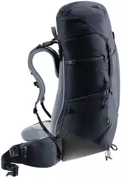 Deuter Aircontact Lite 50+10 (2026) black/graphite – Systematische Organisation für schnellen Zugriff auf Ausrüstung