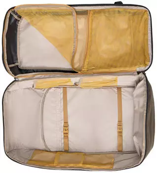 VAUDE Mundo 65+To Go (14398) deer brown – Durchdachte Organisation mit abnehmbarem Tagesrucksack