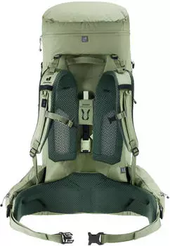 Deuter Aircontact Core 45+10 SL (2026) grove/ivy – Deuter Aircontact Core 45+10 SL (2026) grove/ivy verlagert schwere Lasten auf die Hüfte