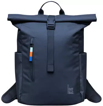 GOT BAG Rolltop Easy Small deep ocean – GOT BAG Rolltop Easy Small – Stadtbegleiter aus recyceltem Meeresplastik
