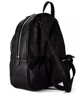 Guess Manhattan II (HWPD7118330) black logo – Durchdachte Taschenausstattung für organisierten Zugriff