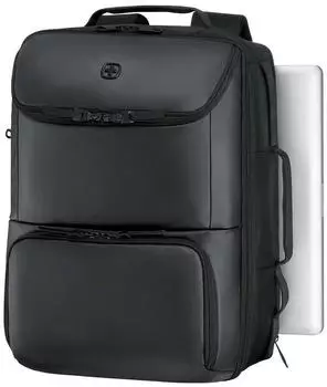Wenger UrbanOne Travel Backpack (653888) black – Gepolstertes Laptopfach und strukturierte Innentaschen für den Arbeitsalltag