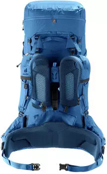 Deuter Aircontact Core 60+10 (2026) baltic/nightblue – Deuter Aircontact Core 60+10 (2026) baltic/nightblue organisiert Ausrüstung für mehrtägige Touren