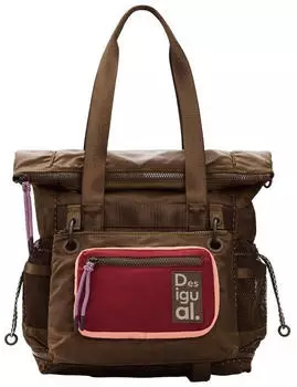 Desigual Neo Grunge Voyager Nylon Backpack (26SAKY11) brown