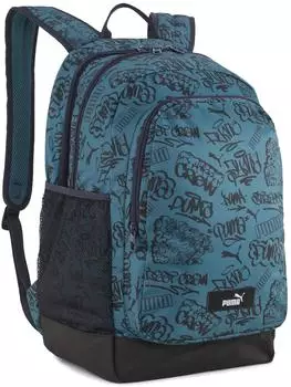 Puma Academy AOP Backpack (091150) emerald ice/mid 90s aop green