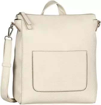Tom Tailor Raisa Hobo Bag / Rucksack, mittelgroß, cremeweiß