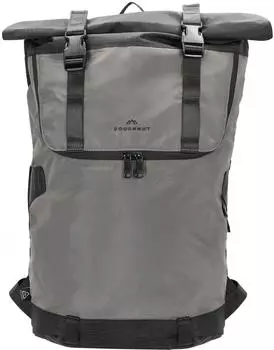 Doughnut Christopher Street Cruise Rolltop-Rucksack 15", recyceltes Nylon, dunkelgrau, Unisex
