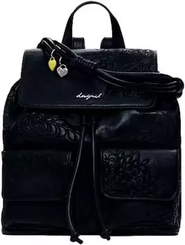 Desigual Sierra Prisa Mini Rucksack, schwarz, Damen (26SAKP35)