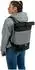 OAK25 Commute M Rolltop Rucksack, reflektierend, wasserabweisend, schwarz/grau