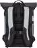 OAK25 Commute M Rolltop Rucksack, reflektierend, wasserabweisend, schwarz/grau