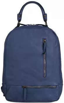 Samantha Look Cityrucksack Echtleder, blau (31771814)
